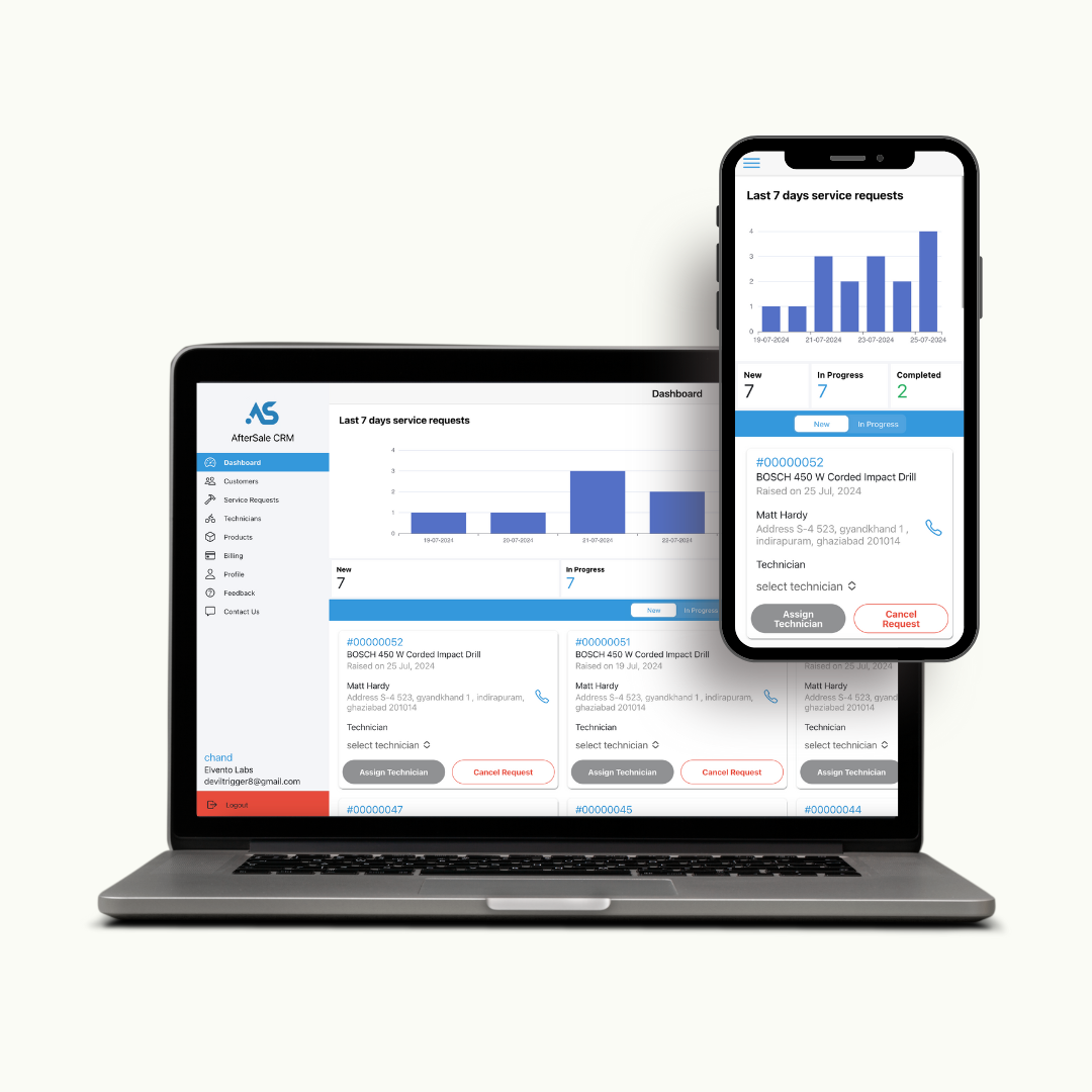 AfterdSale Field Service CRM App media 1