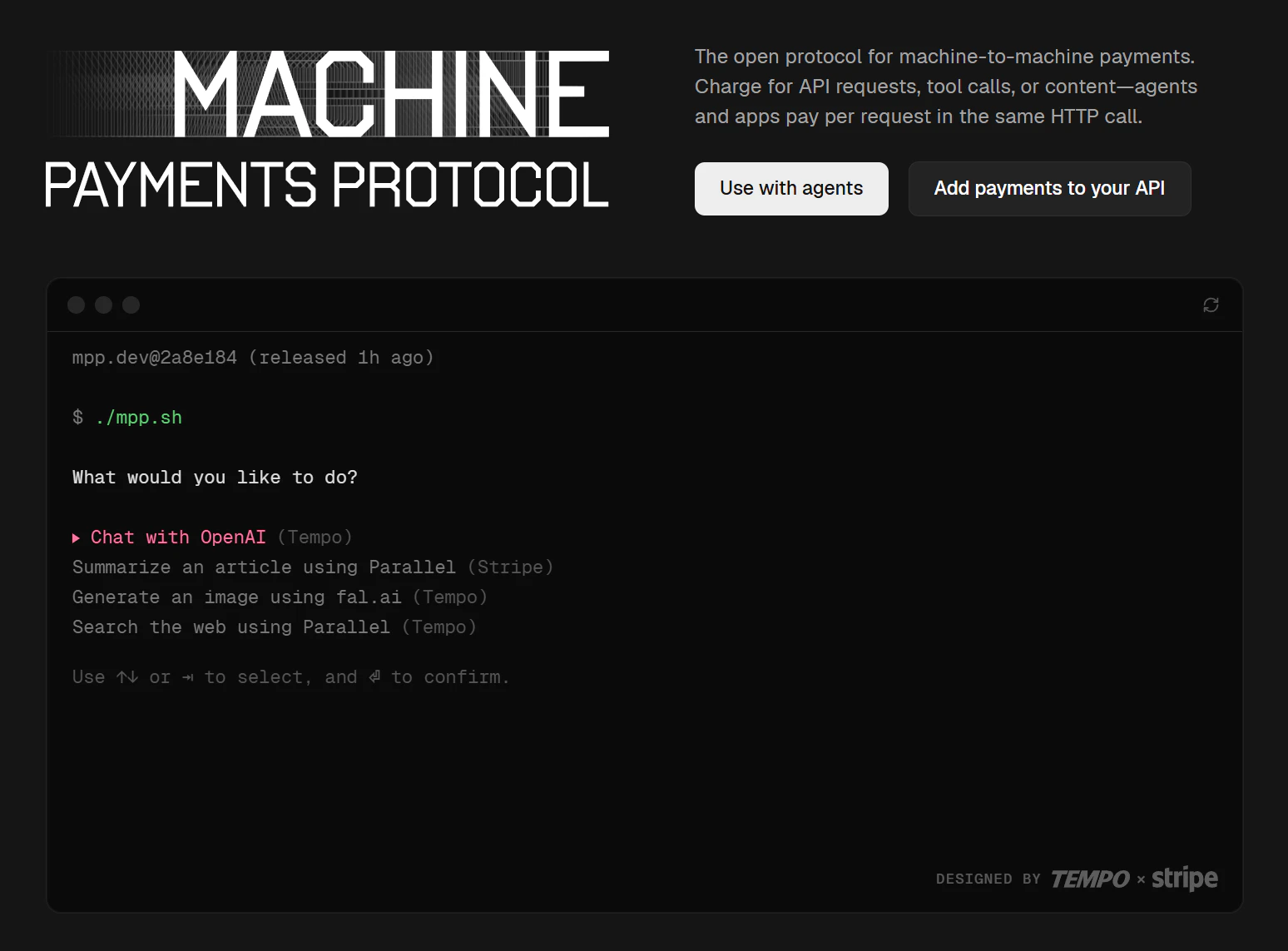 Machine Payments Protocol
