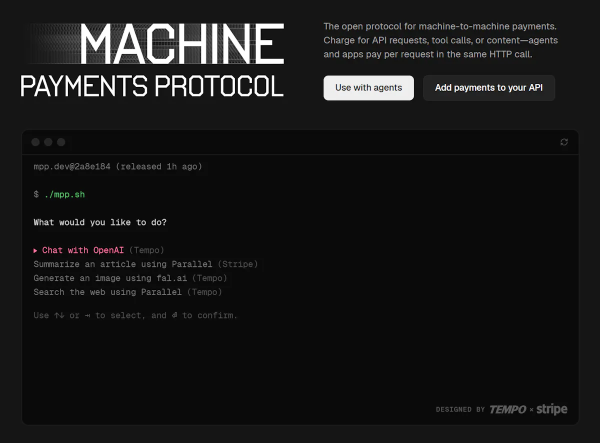 Machine Payments Protocol