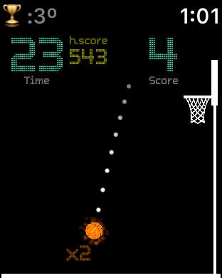 Basketball Hoops, arcade for Apple Watch media 1