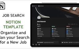 Notion Template - Job Search media 1