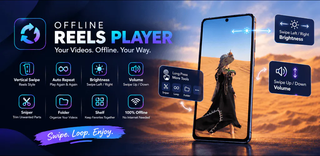 Reels Player - Offline Video gallery image