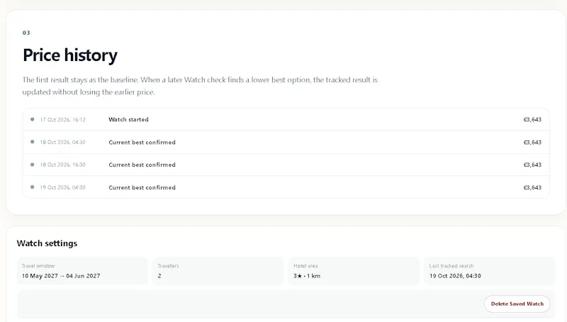 TripWatch screenshot 5