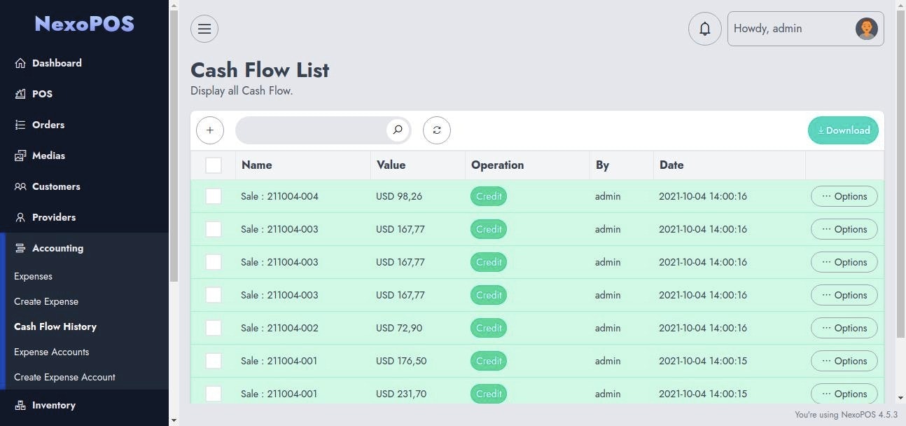 NexoPOS 4.x gallery image
