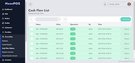 NexoPOS 4.x gallery image