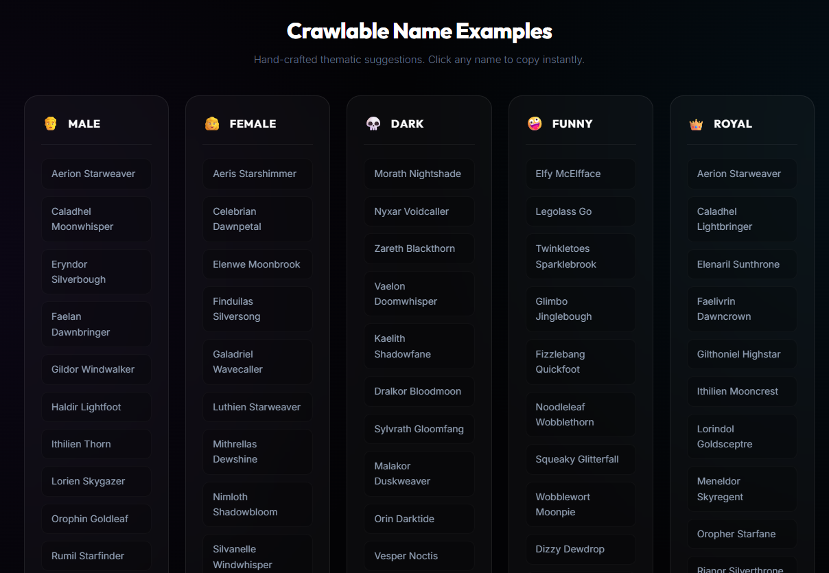 NameForge gallery image