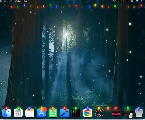 Holiday Lights 제품 배너