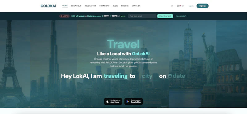 Golokai.com Soft Launch screenshot 1