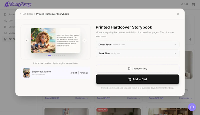ToonyStory screenshot 7