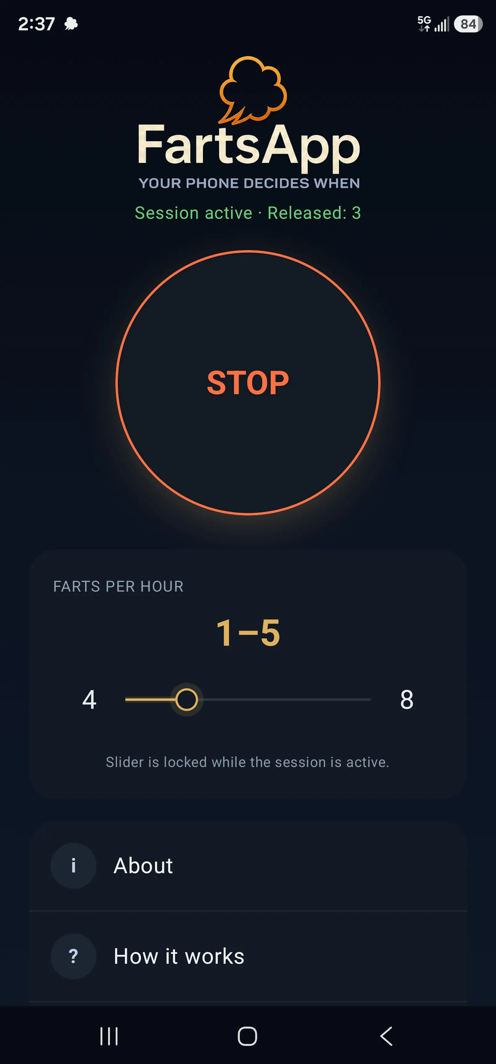 FartsApp screenshot 2
