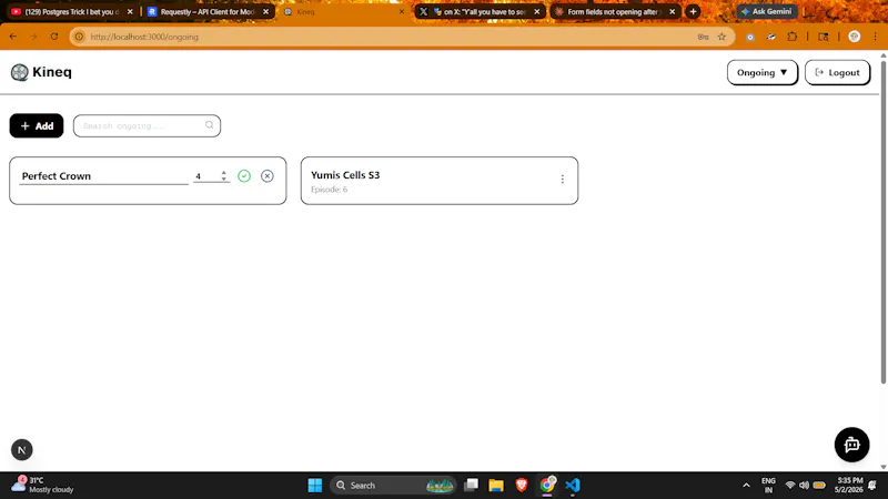 Kineq screenshot 4