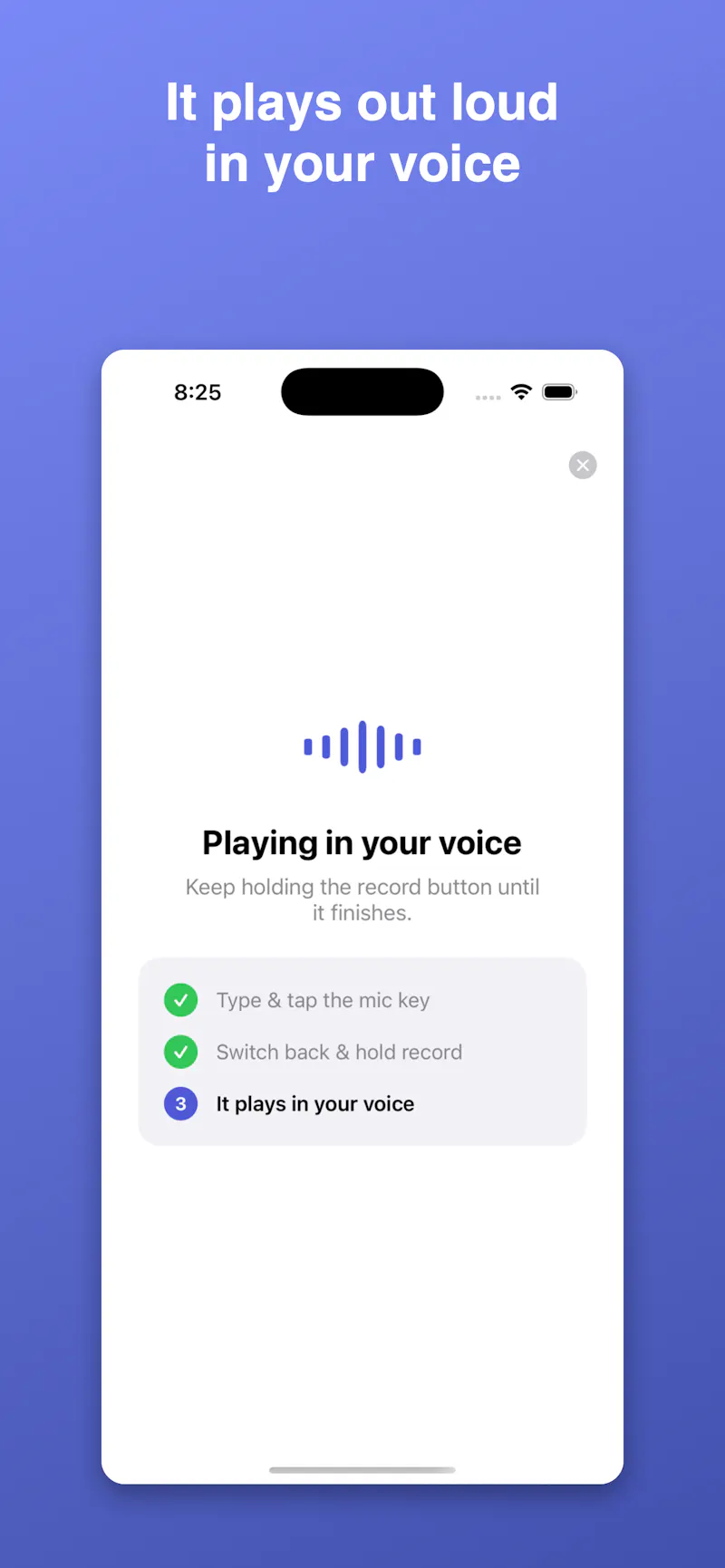 KeyVox screenshot 1