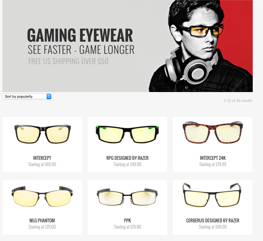gunnar glasses gallery image