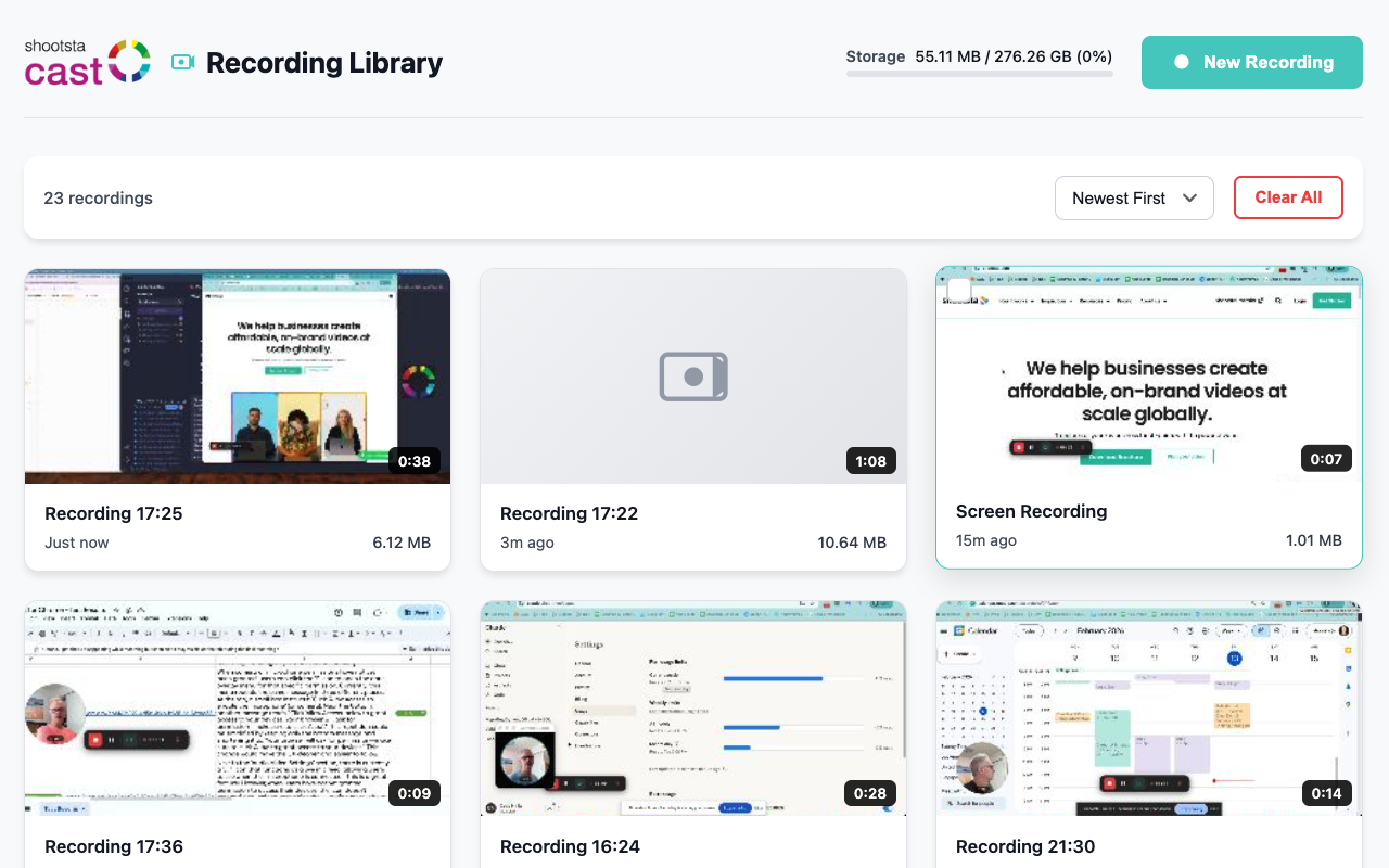 Free screen recorder with no login gallery image