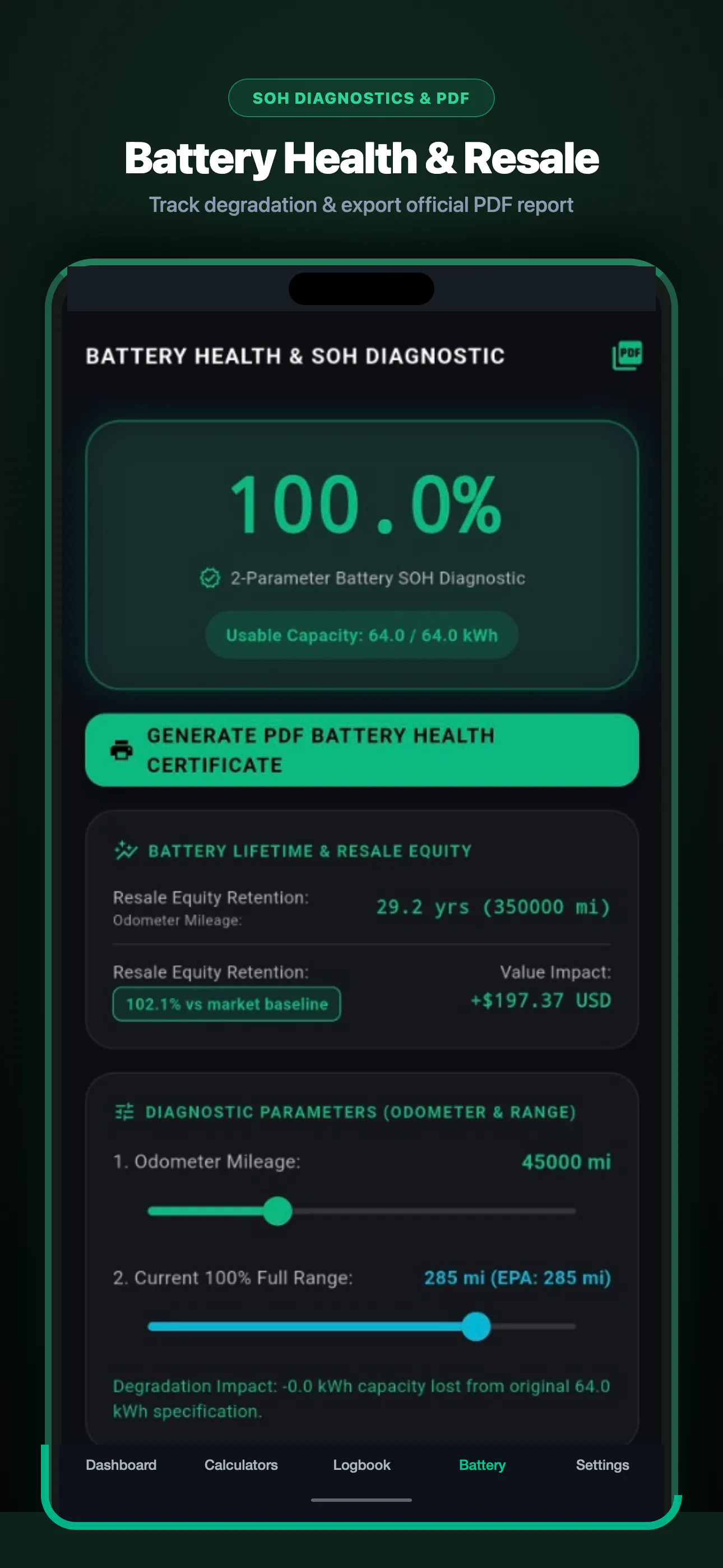 EV Savings: Charging Log gallery image