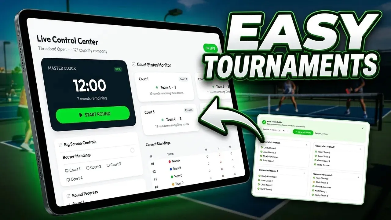 TournamentSimple — Pickleball Software gallery image
