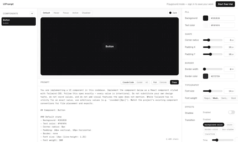 UIPrompt screenshot 4