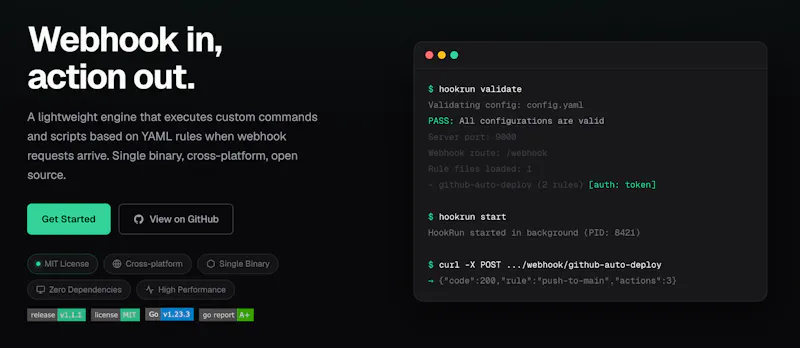 HookRun screenshot 1