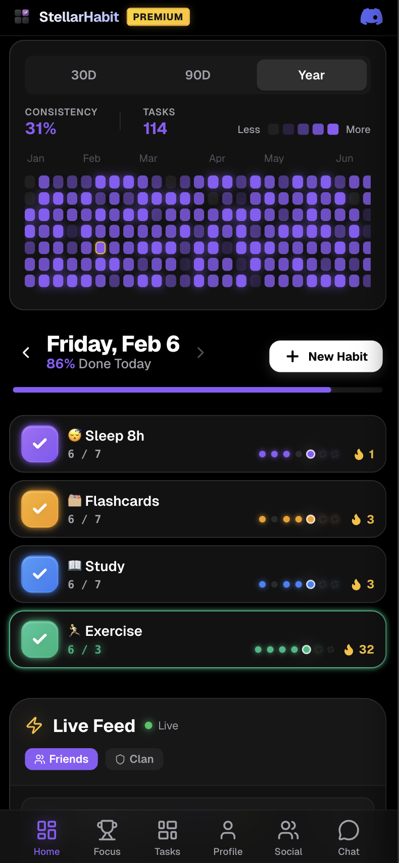 StellarHabit - Screenshot 5 showing product features and functionality