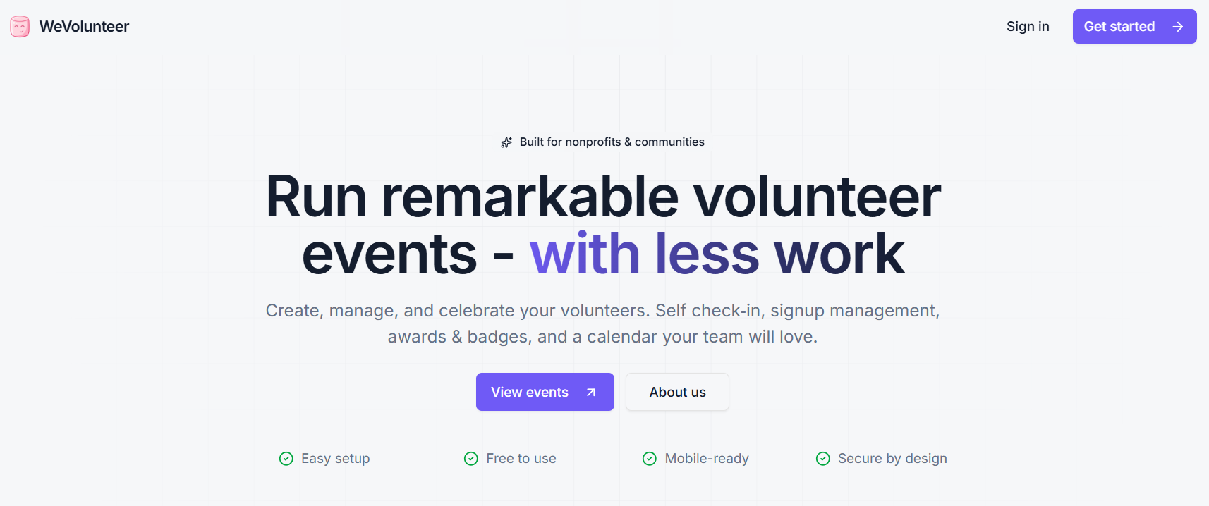 WeVolunteer gallery image