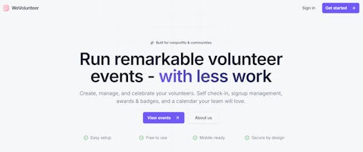 WeVolunteer gallery image