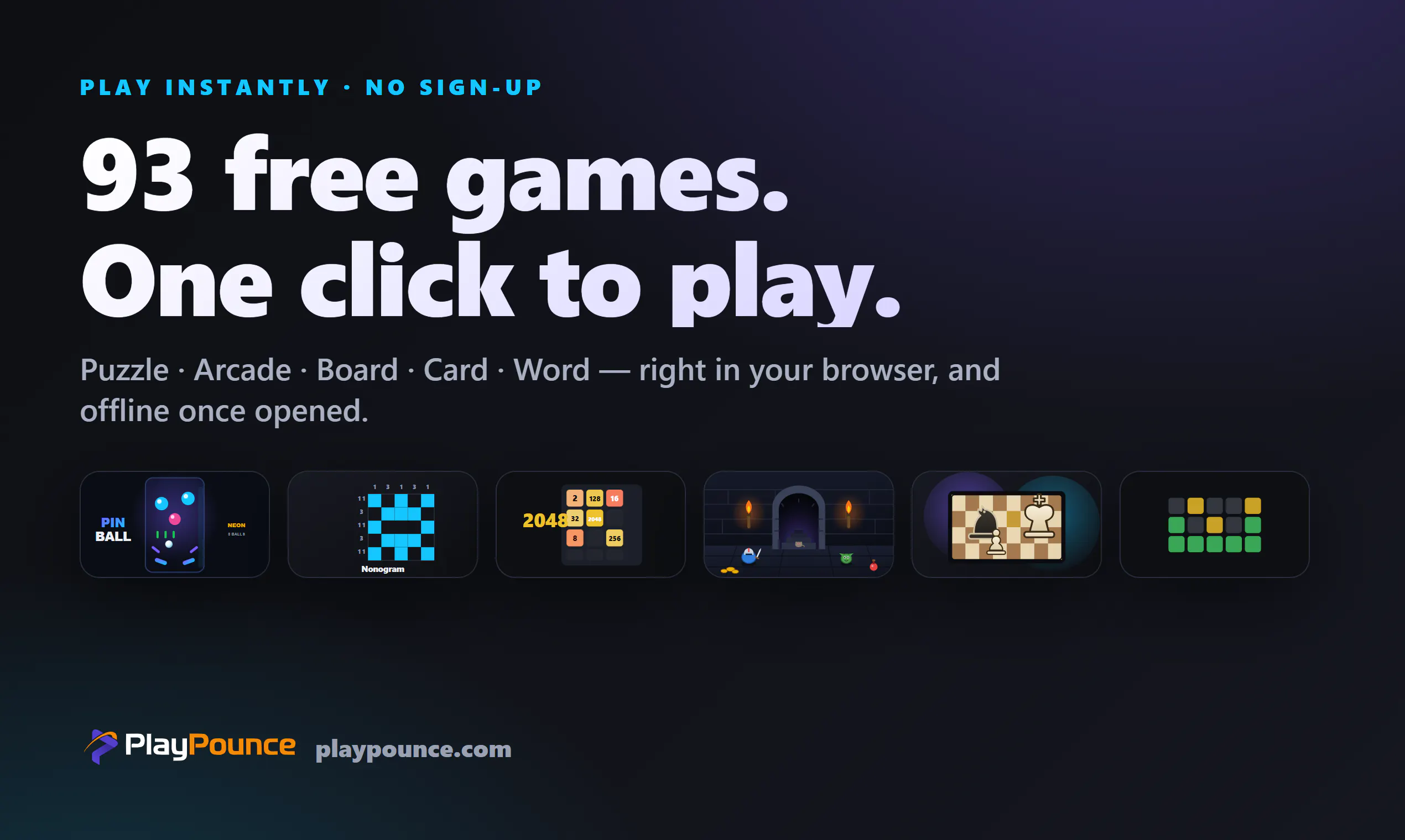 PlayPounce — free game hub gallery image