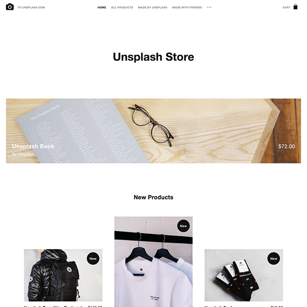 Unsplash Store
