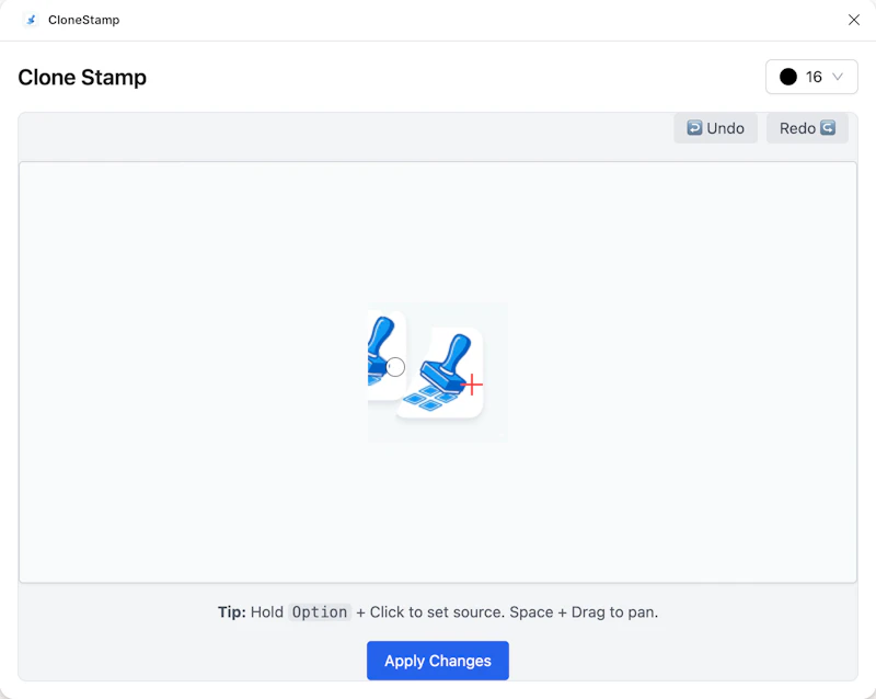 CloneStamp screenshot 2