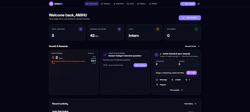 InternIQ screenshot 3