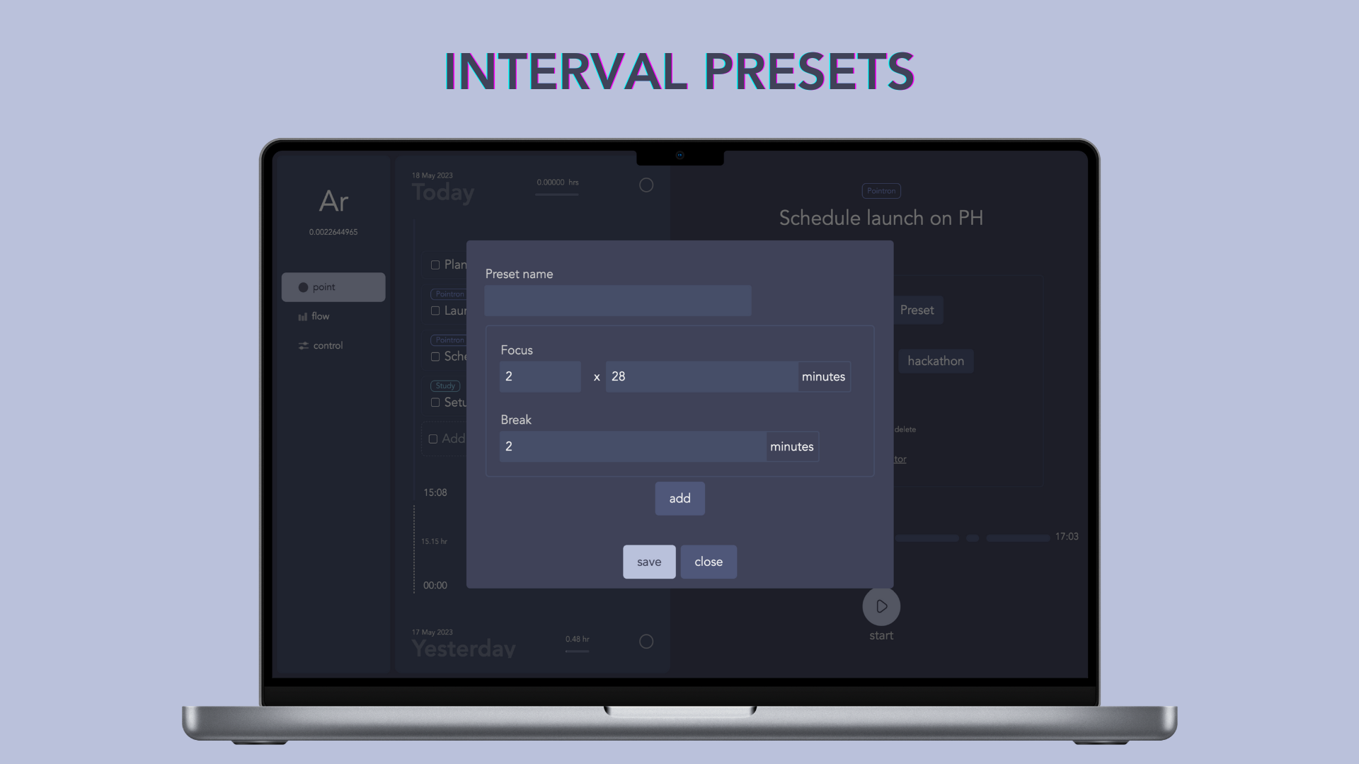 POINTRON - L'unico tracker di focus time di cui avrai mai bisogno media 3