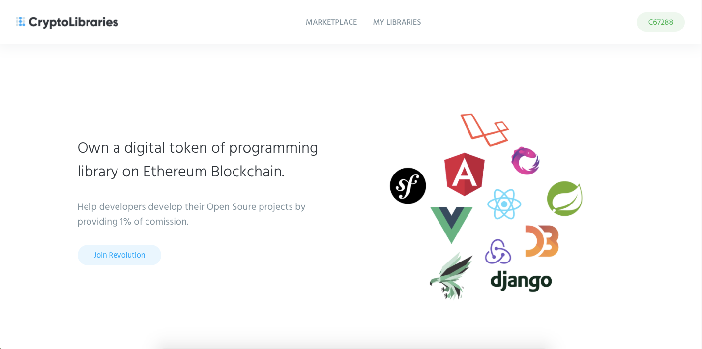 CryptoLibraries.io gallery image
