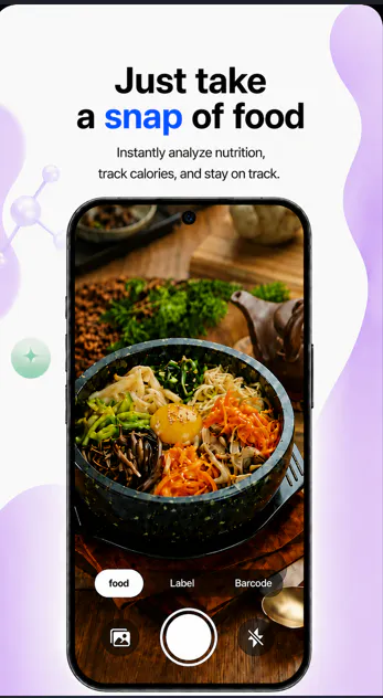 Caloi - AI Calorie Counter 截图 2