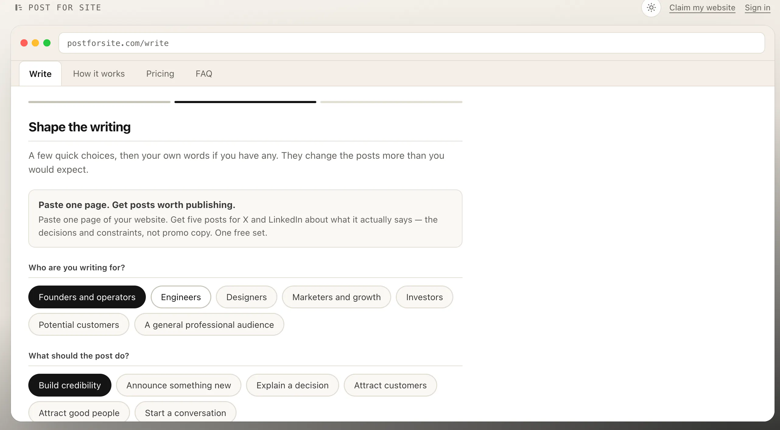Post for Site gallery image