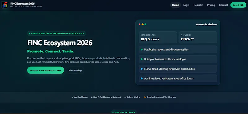 FINC Ecosystem 2026 screenshot 3