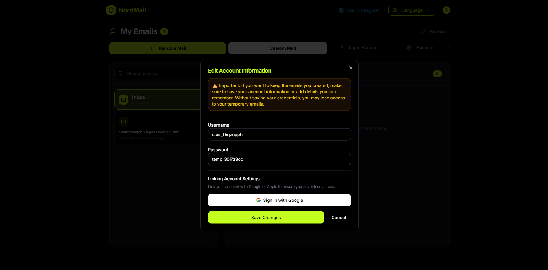 NordMail - Screenshot 5 showing product features and functionality