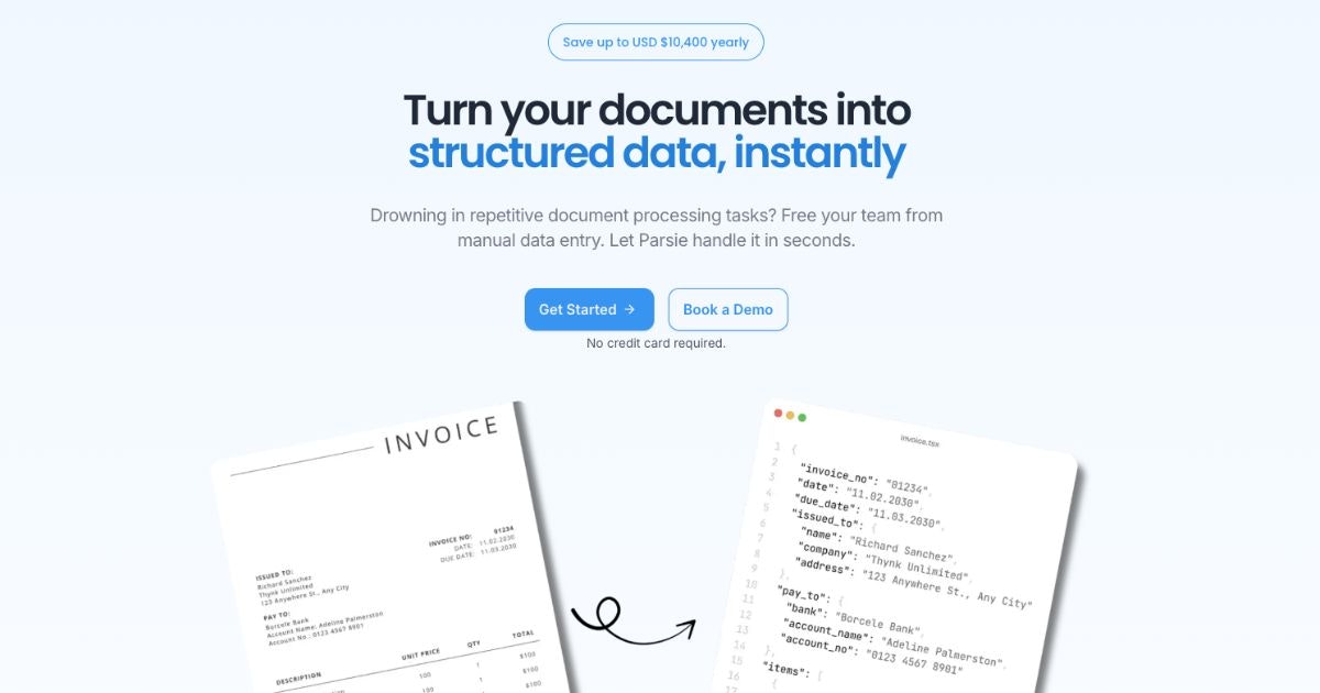InboxParser - Main screenshot showing features and interface