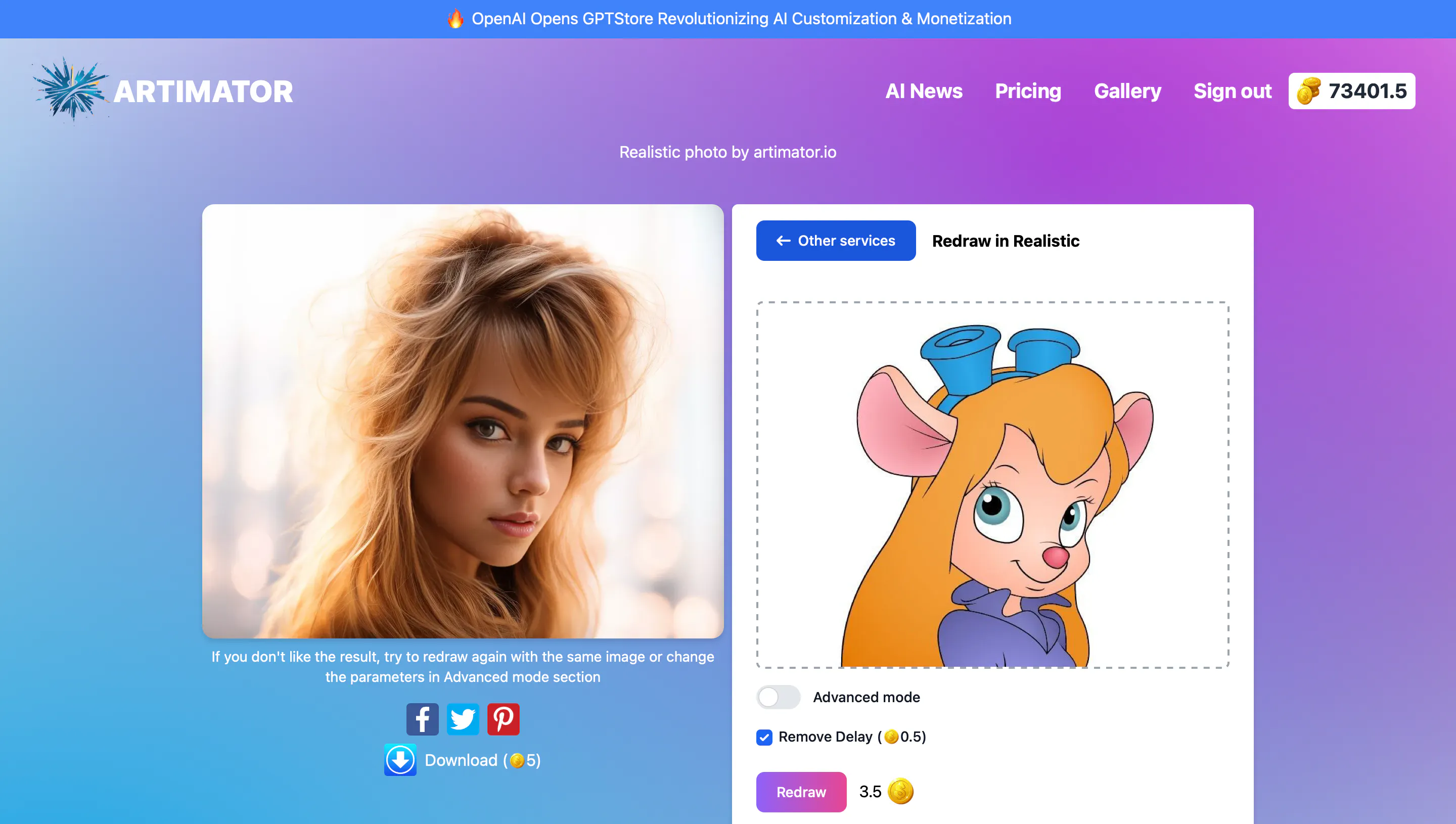 Artimator gallery image