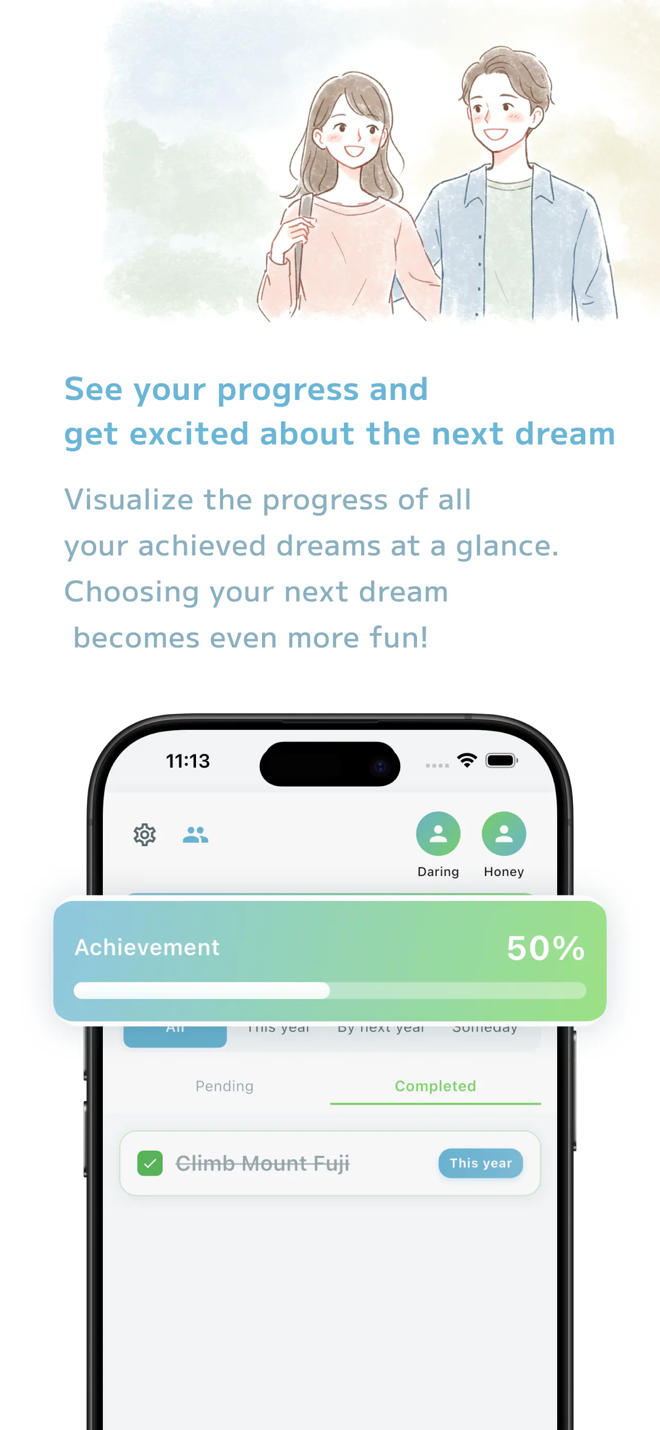 Our Wish -Couple Dream Tracker gallery image