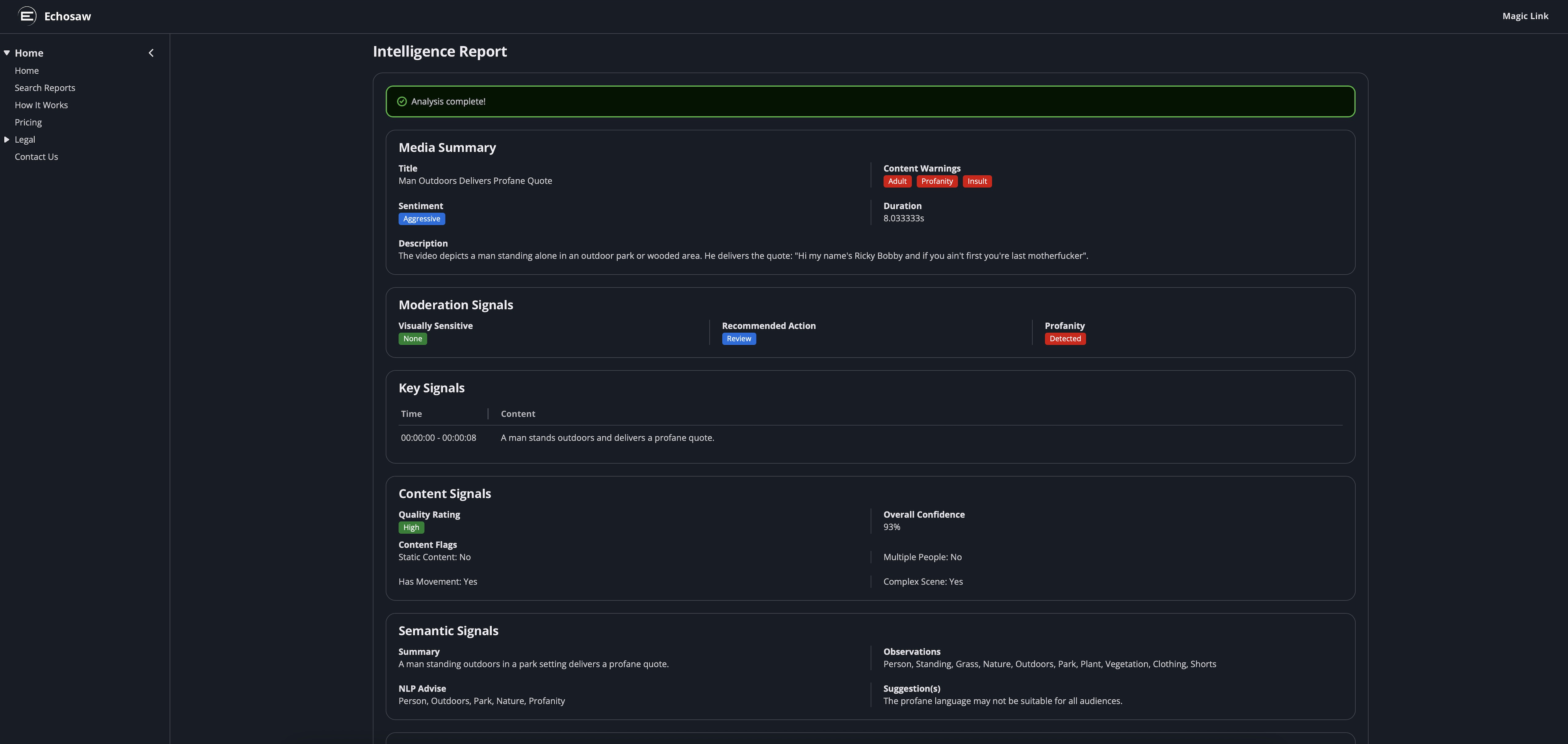 Echosaw - Screenshot 3 showing product features and functionality
