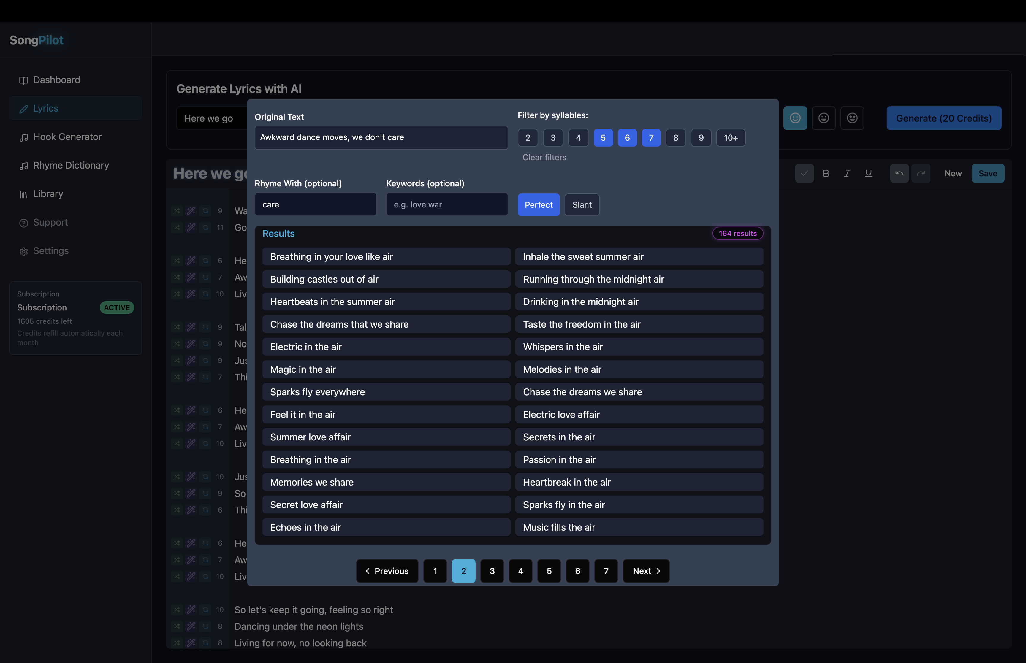 SongPilot – Lyrics Tool for Songwriters media 3