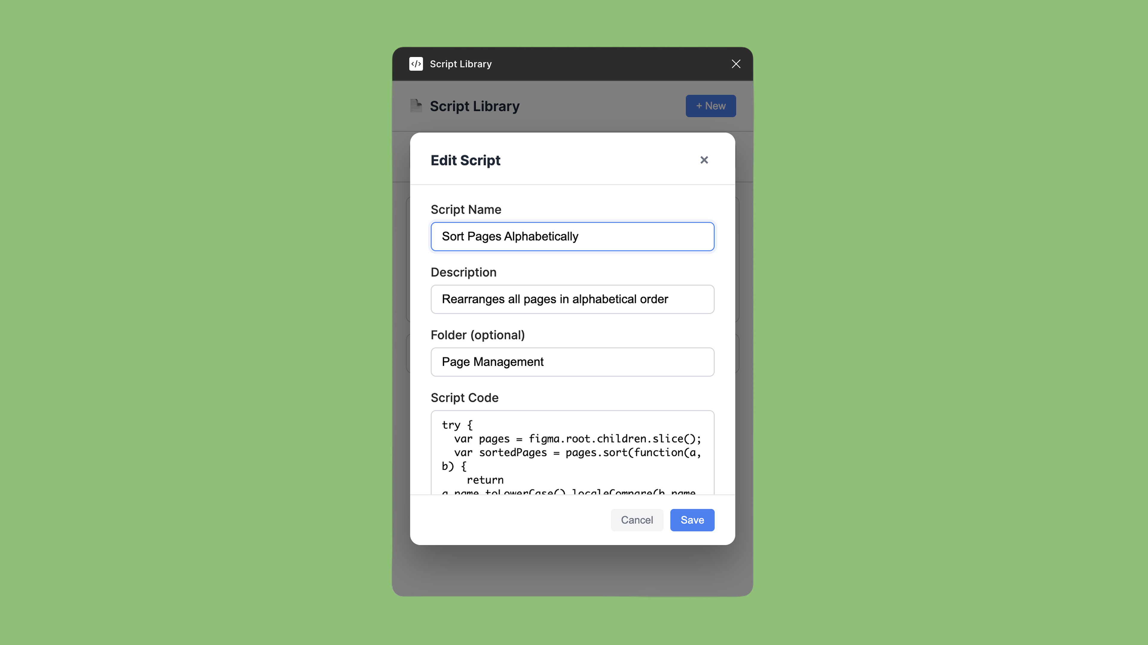 Script Library - Open and run the Script Library plugin and see the magic मीडिया 5