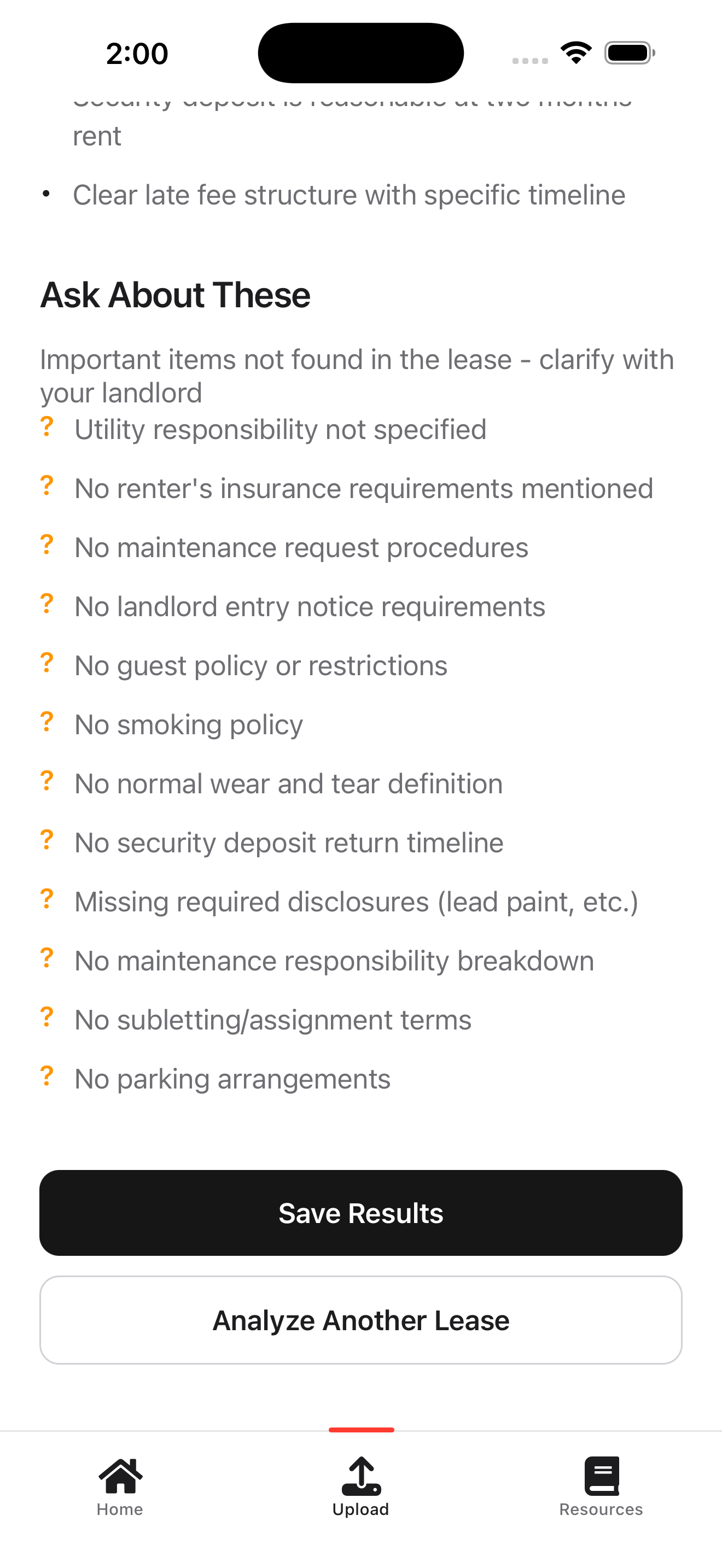 Lease Decoder - Screenshot 3 showing product features and functionality
