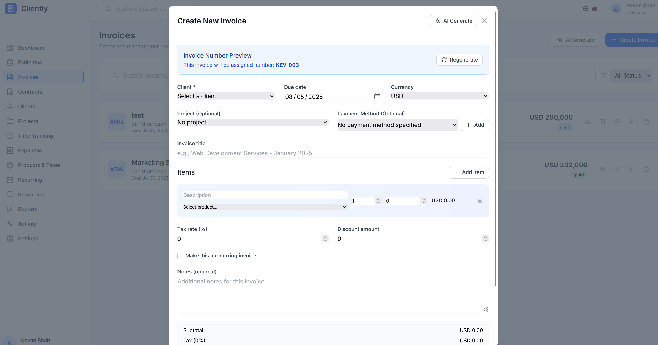 Cliently gallery image