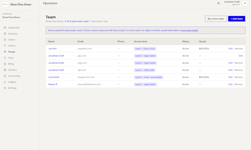My Show Flow RMS screenshot 6