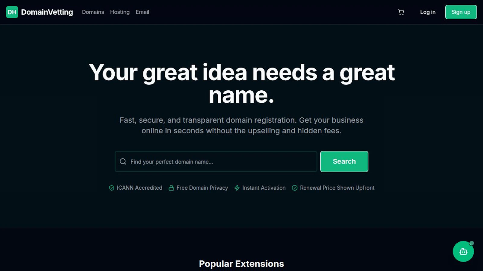 DomainVetting screenshot 1