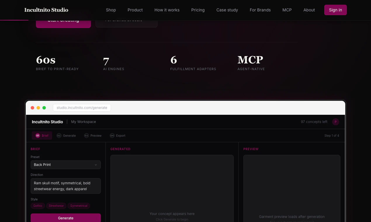 Incultnito Studio screenshot 2