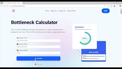 PC Bottleneck Calculator gallery image