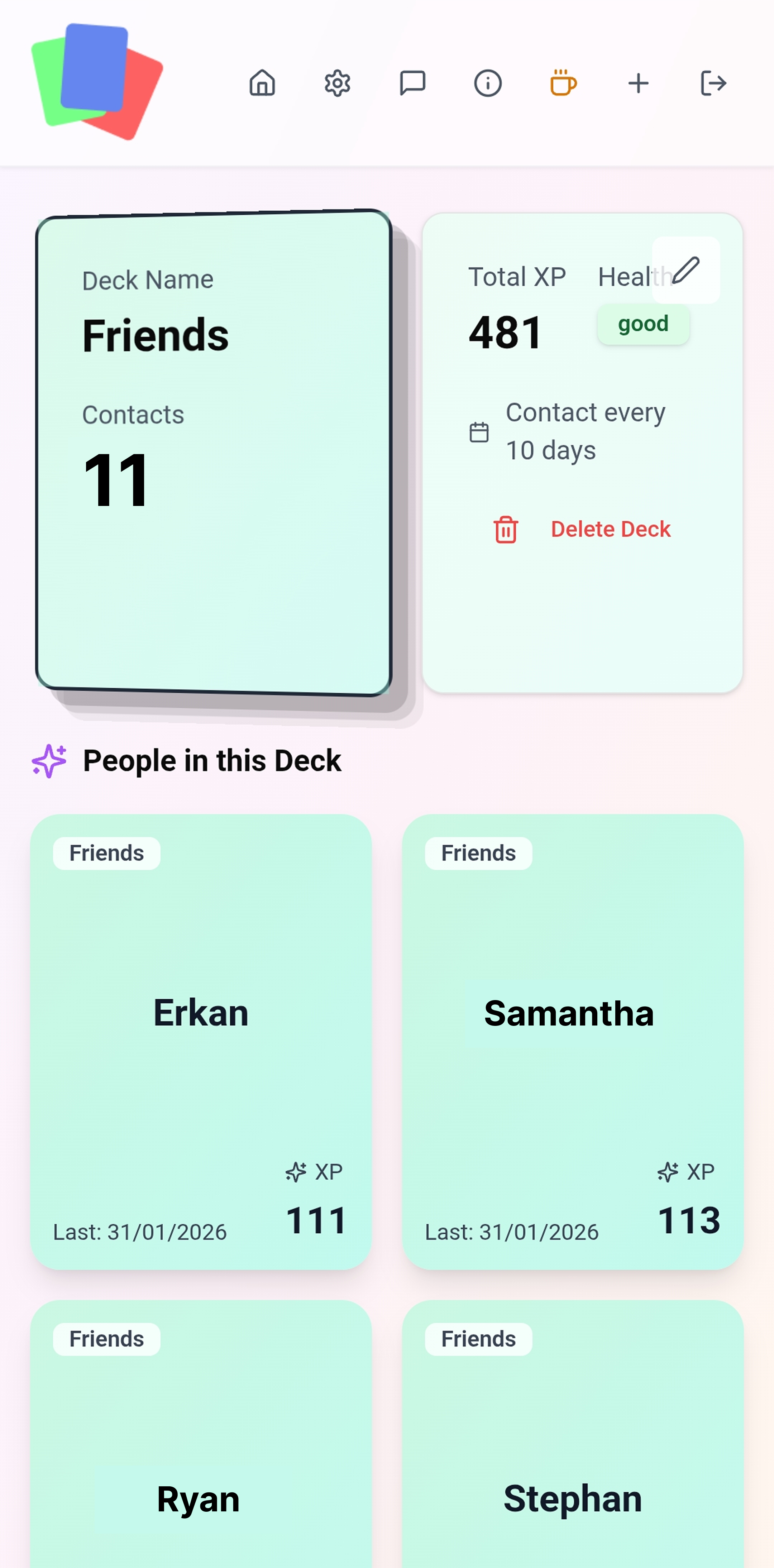 DeckCRM - Screenshot 3 showing product features and functionality