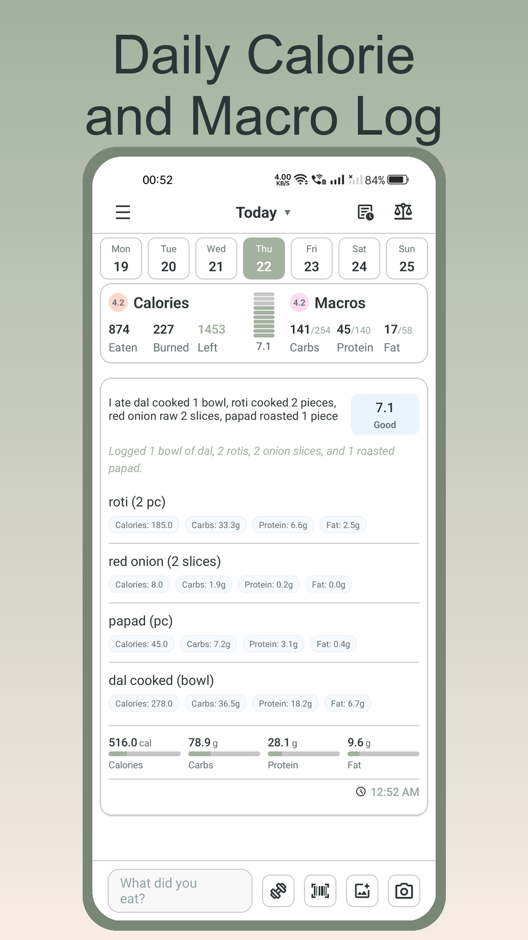 Caloriva - Screenshot 2 showing product features and functionality