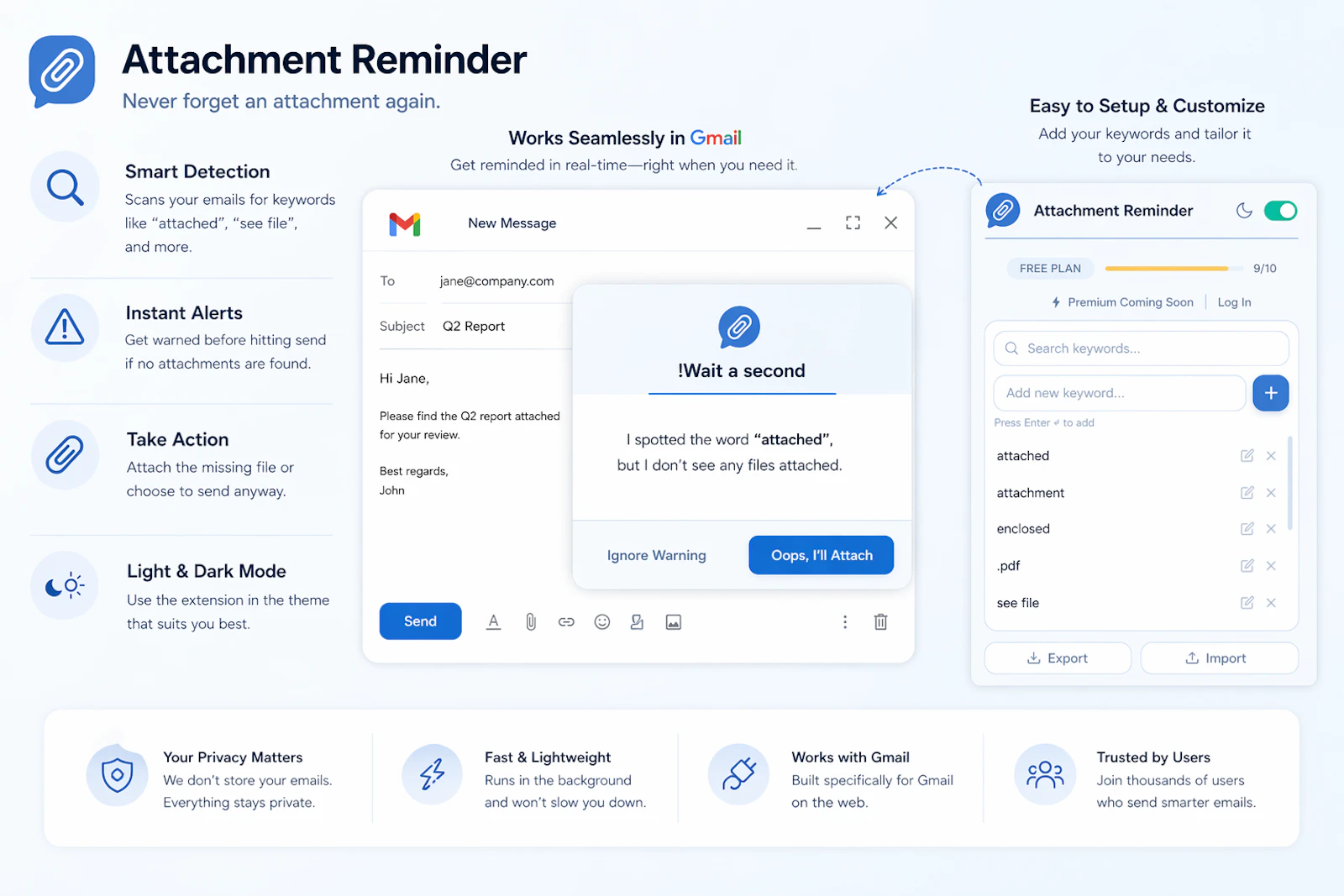 Attachment Reminder screenshot 4